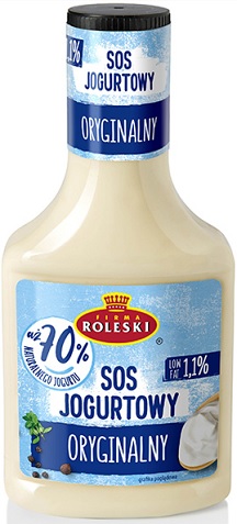 Roleski Sos Jogurtowy Oryginalny 70% jogurtu