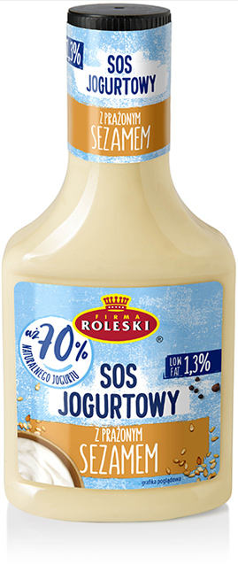 Roleski Sos Jogurtowy z Sezamem 70% jogurtu