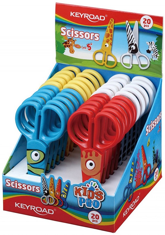 Tijeras Keyroad Kids Pro School 13cm mezcla de colores