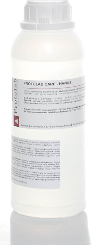 Protolab Care Liquid zur hygienischen Händedesinfektion