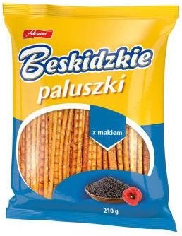 Aksam Beskidzkie Palitos con semillas de amapola