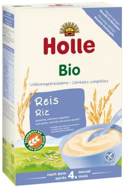 Holle BIO whole grain dairy rice porridge