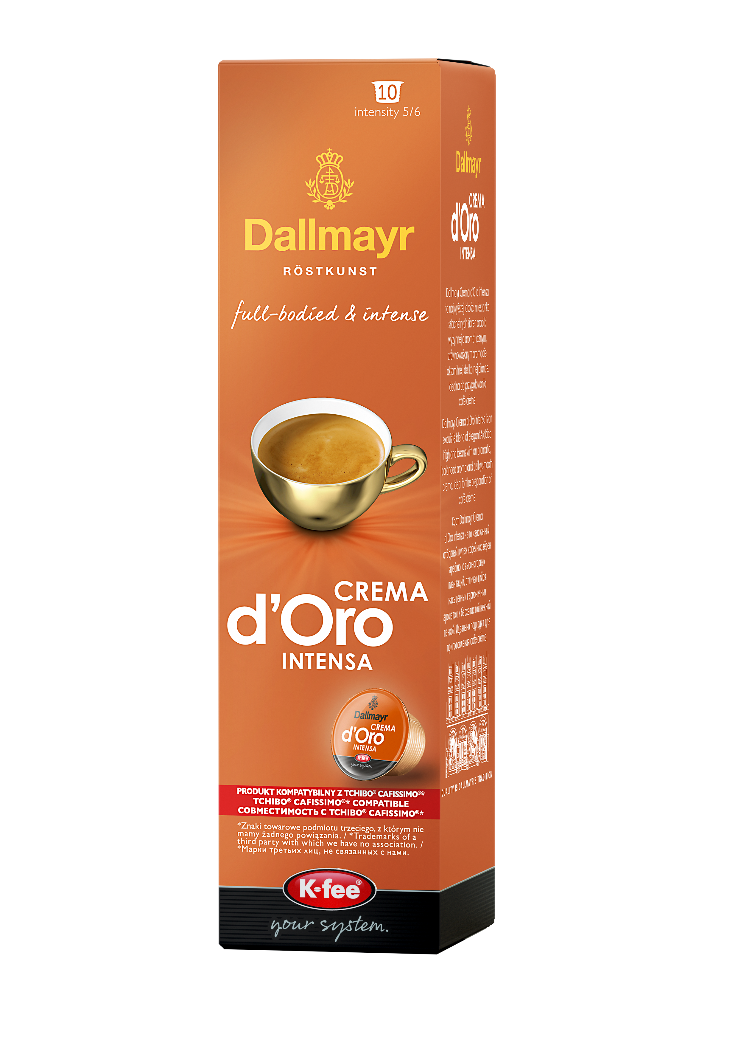 Cápsulas de café Dallmayr Crema dOro Intensa