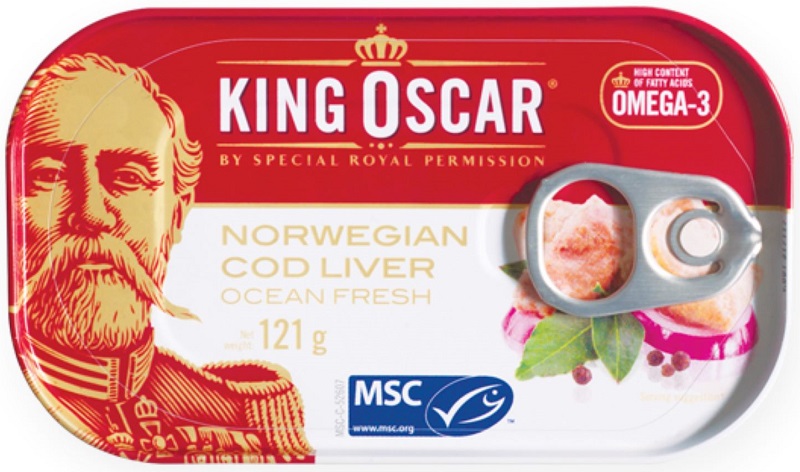 King Oscar Cod livers in their own fat