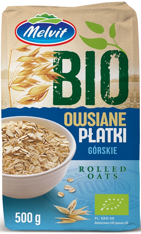 Melvit Płatki owsiane górskie BIO