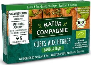 Natur Compagnie Bulion-kostki ziolowe z bazylia i tymiankiem BIO