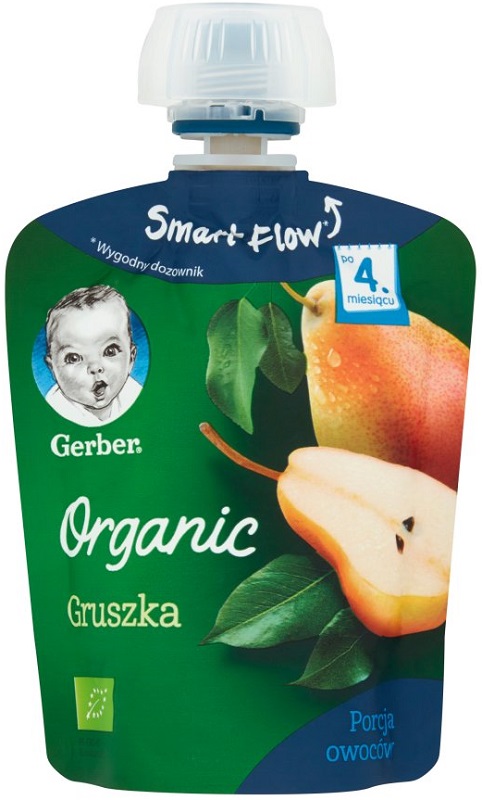Gerber Organic Deserek Gruszka