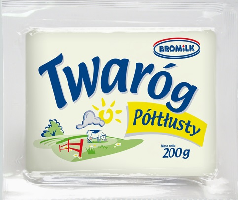 Bromilk Twaróg półtłusty