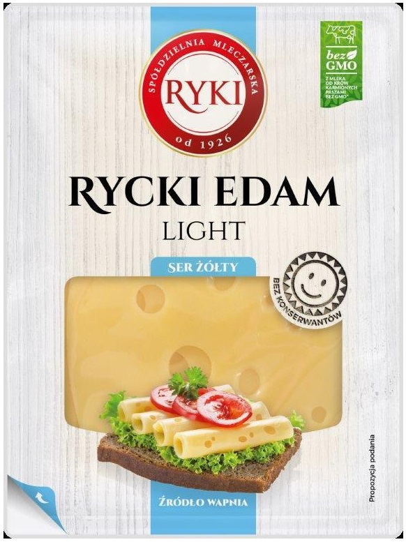 Queso Rycki Edam Light Slices