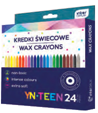Interdruk Candle pencils 24 colors