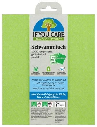 If You Care Kompostierbare, wiederverwendbare Schwammtücher