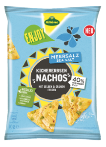 Kühne Nachos Sól Morska z ciecierzycy i groszku