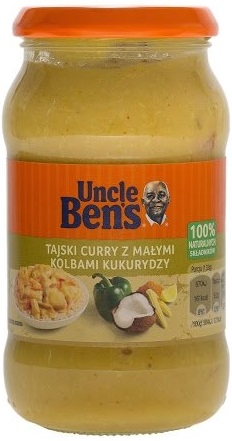 Uncle Ben's Sos tajski curry z małymi kolbami kukurydzy