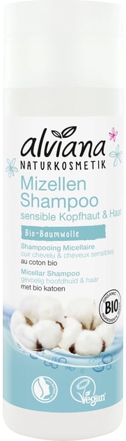 Alviana Mizellen-Haarshampoo mit BIO-Baumwolle