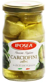 Iposea Artichokes in sunflower oil