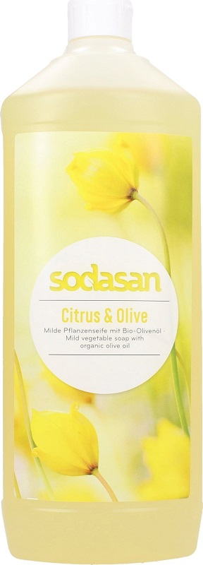 Sodasan Цитрусово-оливковое жидкое мыло