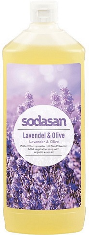 Sodasan Лавандово-оливковое жидкое мыло