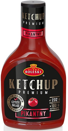 Roleski Ketchup Premium pikantny NOWOŚĆ!