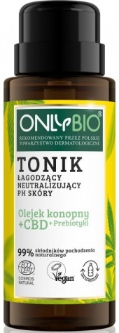 Only Bio soothing tonic neutralizing skin pH