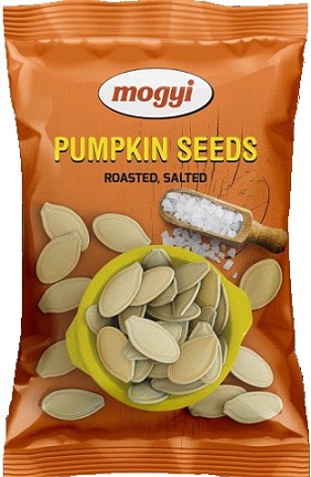 Pumpkin seeds can be roasted and salted