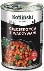 Garbanzos Kotliński con verduras