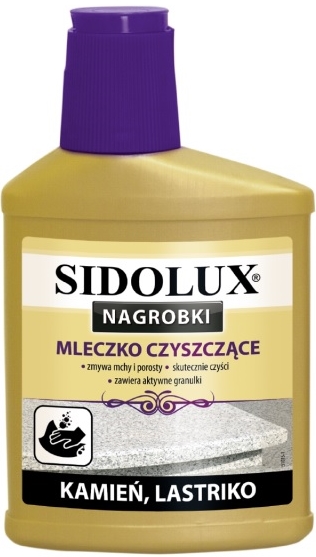 Sidolux-Milch zur Reinigung von Grabsteinen