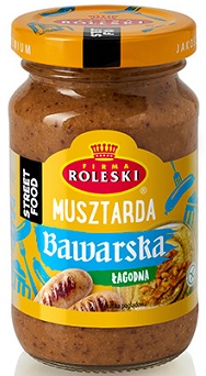 Roleski Bavarian Mustard mild, Street Food line, NEW