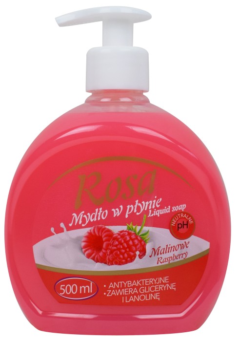 ROSA Raspberry antibacterial liquid soap