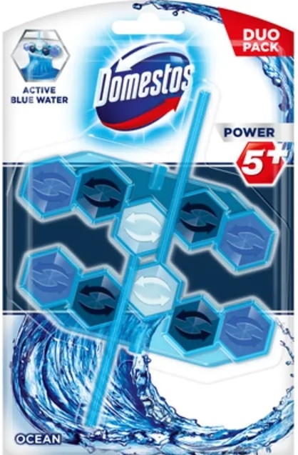 Domestos Duo pack Ocean toilet rim block