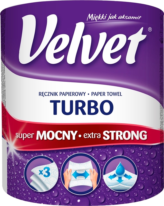 Toalla de papel Velvet Turbo