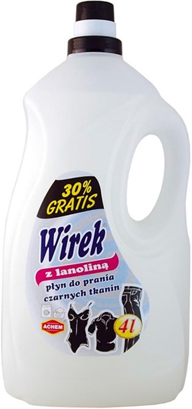 Wirek con lanolina líquida Para lavar tejidos negros
