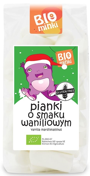 Biominki Pianki o smaku waniliowym bezglutenowe BIO