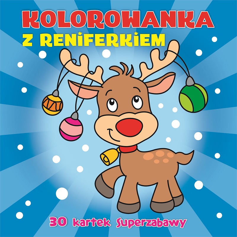Coloring book with reindeer Publisher MD