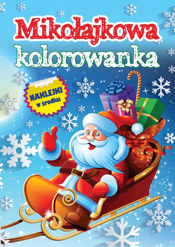 Mikołajkowa kolorowanka Wydawnictwo MD