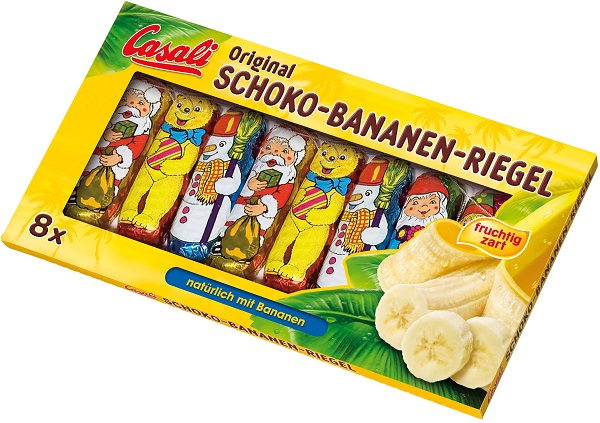 Casali Weihnachten Marshmallows Bananenriegel in Schokolade