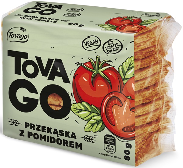 Tovago Knuspriges Brot mit Tomaten