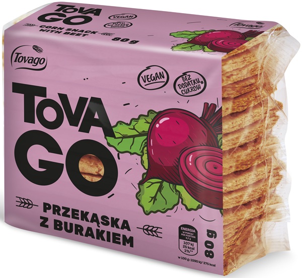 Tovago Rote-Bete-Knäckebrot