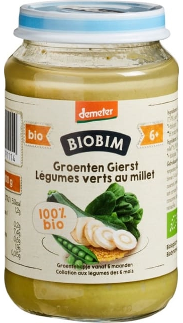 Biobim Gemüse Mittagessen Mischung aus Gemüse mit Hirse