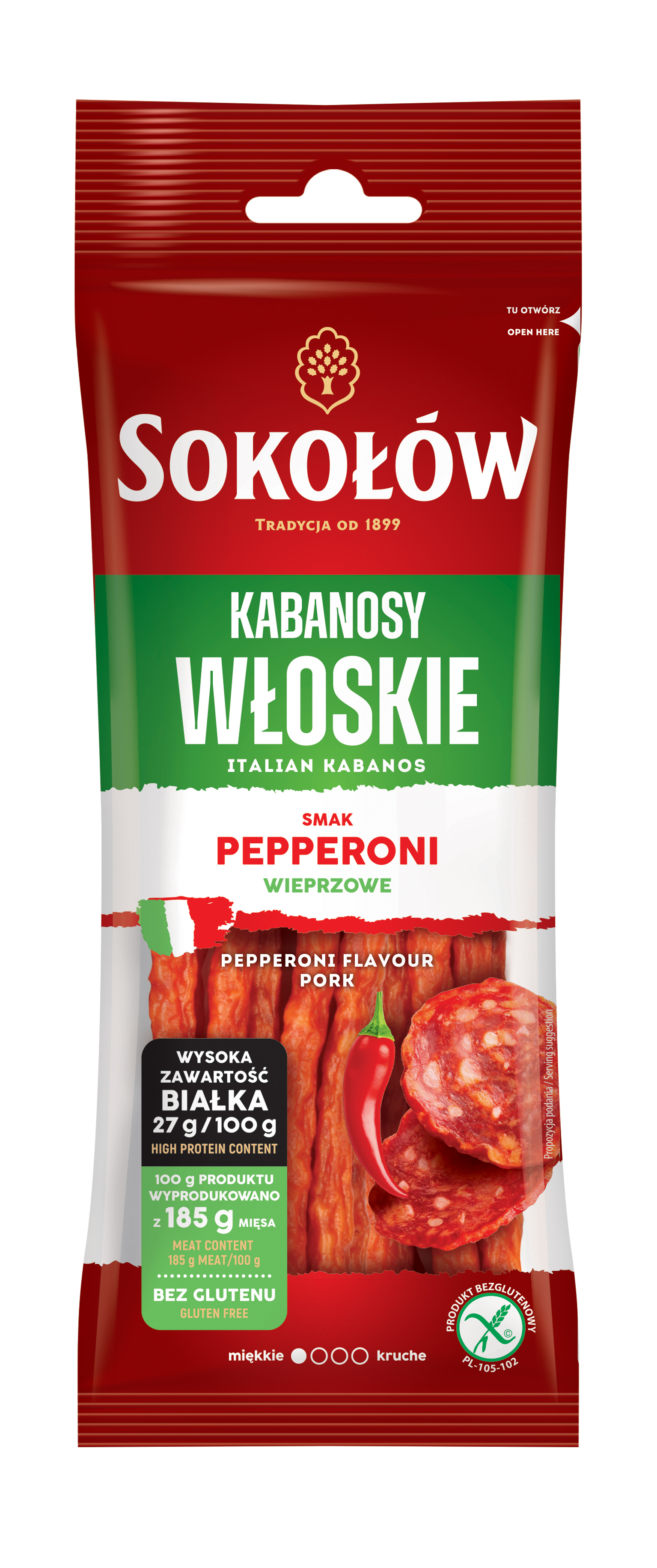 Sokołów Gold Premium Italian Kabanos