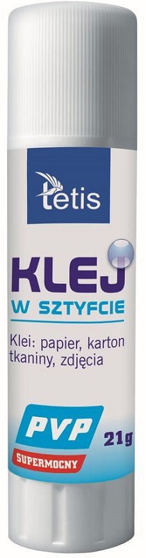 Tetis Klej w sztyfcie PVP  supermocny