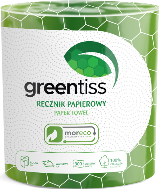 Greentiss Ręcznik papierowy 500 listków 2 warstwy