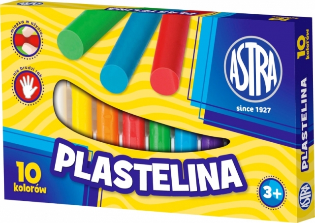 As Plastelina 10 kolorów