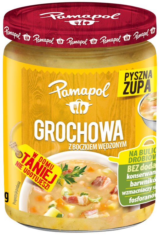 Pamapol Zupa grochowa z boczkiem wędzonym