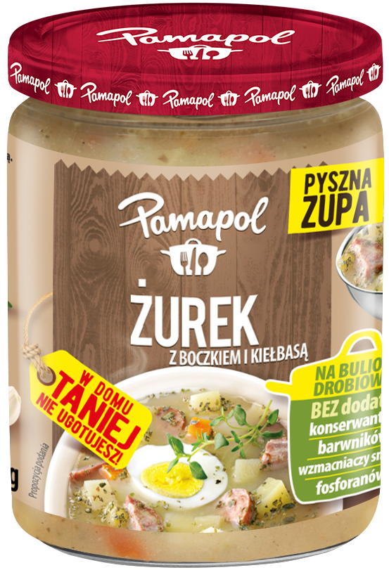 Pamapol Zupa żurek z boczkiem wędzonym