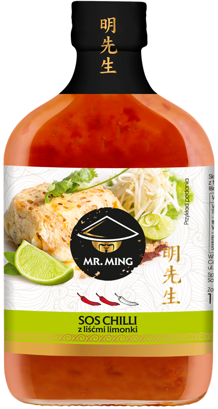 Srs. Salsa de chile Ming con hojas de lima
