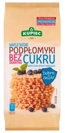 Kupiec Podpłomyki wafle suche bez  cukru