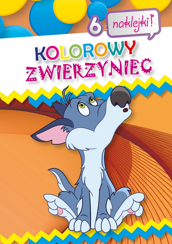 Kolorowy zwierzyniec 6 kolorowanka  Wydawnictwo MD