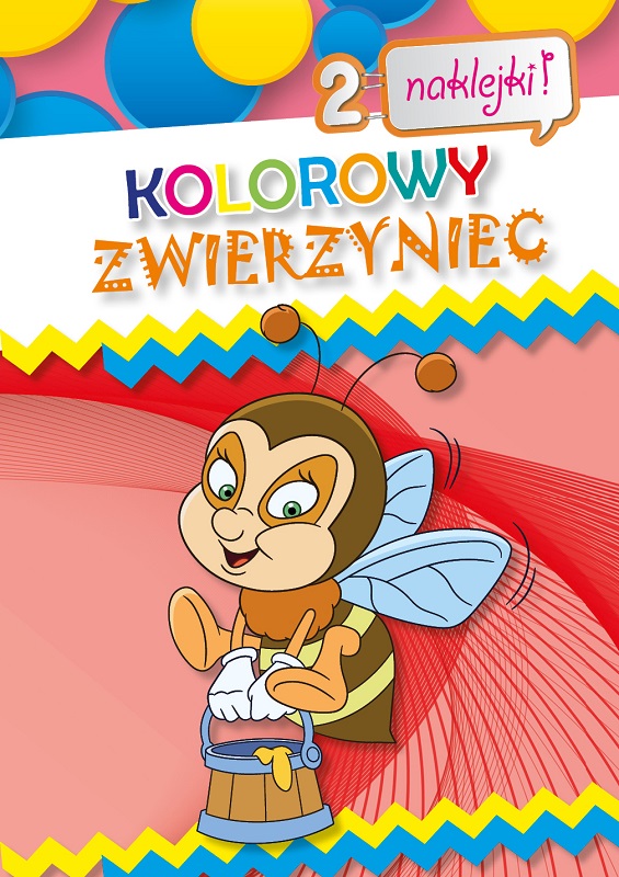 Kolorowy zwierzyniec 2 kolorowanka  Wydawnictwo MD