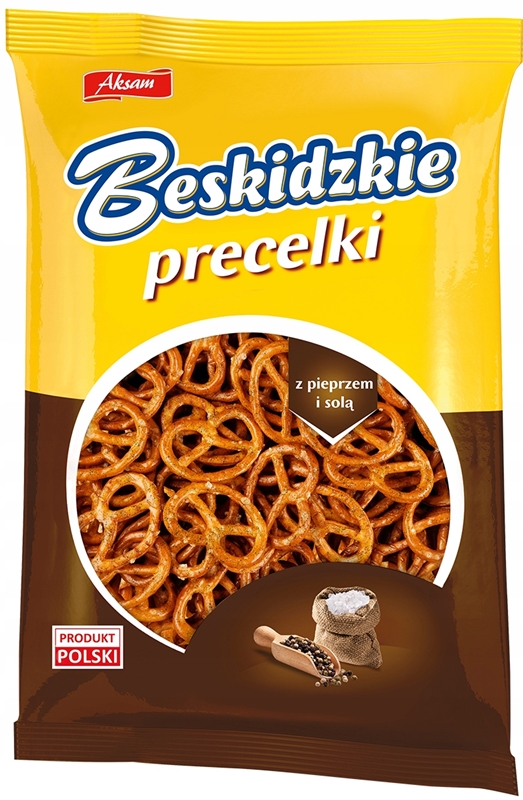 Aksam Beskidzkie pretzels with pepper and salt