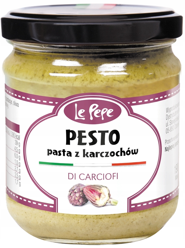 Le Pepe Pesto pasta z karczochów